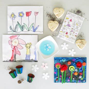 preschool flower activities flower craft kit kids art box