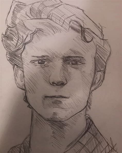 sketches easy easy drawings lob tom holland drawing ideas art