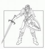 Warrior Coloring Pages Elf Elven Colouring Nanimo Anime Warriors Sketch Template Deviantart Library Popular Clipart Clip sketch template