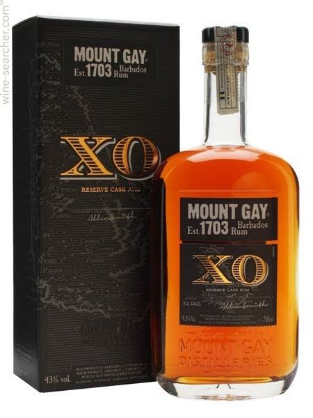 mount gay 1703 x o reserve cask rum prices stores tasting notes and market data