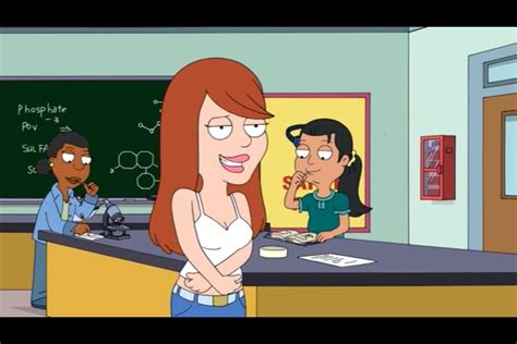 i m not going to kiss you with my top on americandad