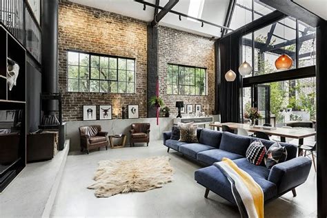 popular industrial style interior design ideas