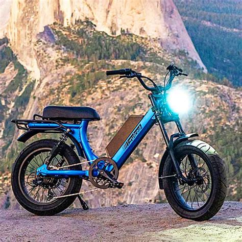 modern electric bike   retro moped juiced scorpion thesuperboo