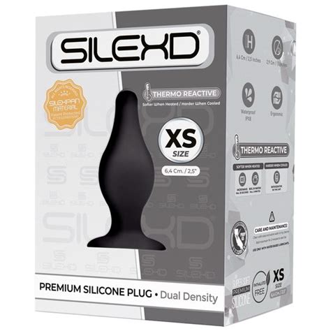 Silexd Plug Model 2 Xs Black Nevibrační Anální Kolíky Sexshop