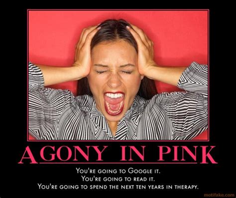 agony in pink know your meme