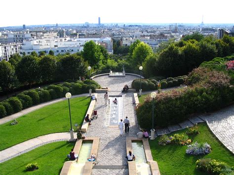 parc de belleville  paris paris parc