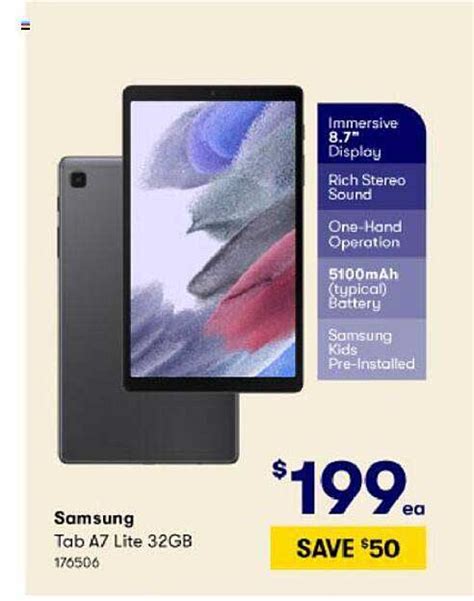 samsung tab  lite gb offer  big  cataloguecomau