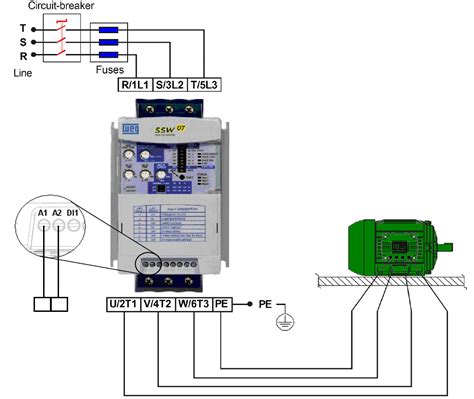 soft starter wiring diagram  wiring diagram