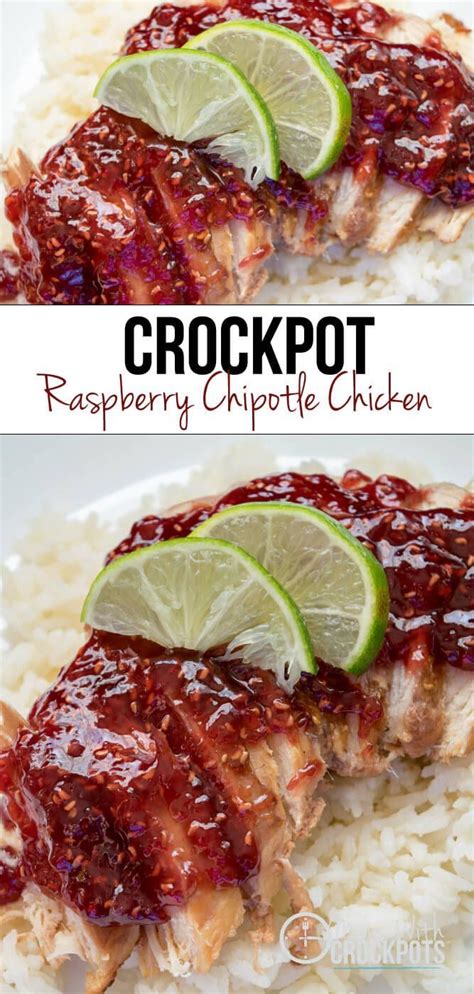 crockpot raspberry chipotle chicken recipe recipes healthy