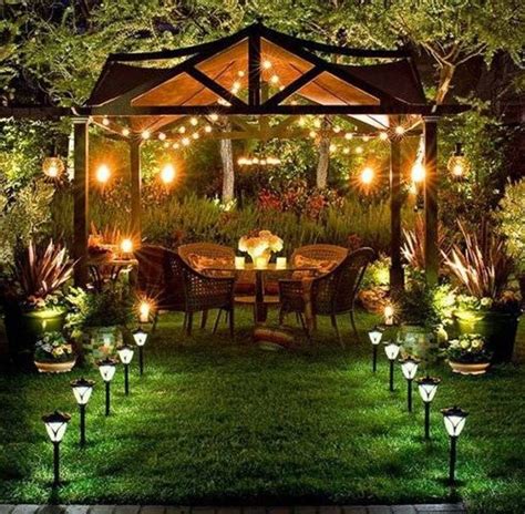 backyard lighting ideas illuminate outdoor area     beautiful home