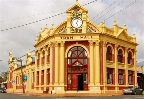 york townhall western australia  inland town  wa established