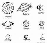 Coloring Planet Pages Planets Kids Printable sketch template