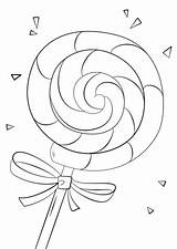 Coloring Lollipop Pages Printable Categories sketch template
