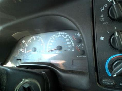 sell speedometer cluster manual wtachometer mph fits  dodge  pickup