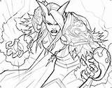 Warcraft Colouring Ausmalbilder Drawings Målarböcker Färgläggningssidor Besök Välj Anslagstavla Malvorlagen sketch template