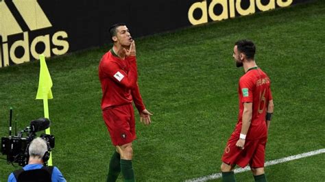 ronaldo stakes claim as goat with chin scratching goal celebration