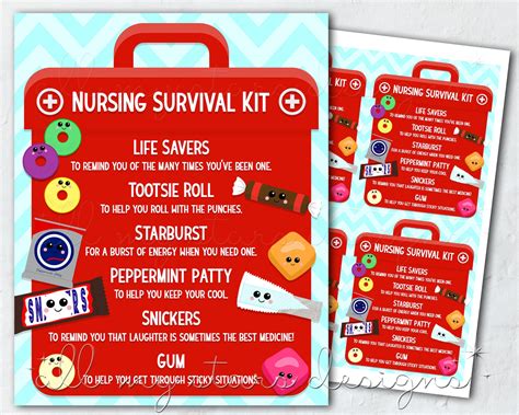 nursing survival kit printable