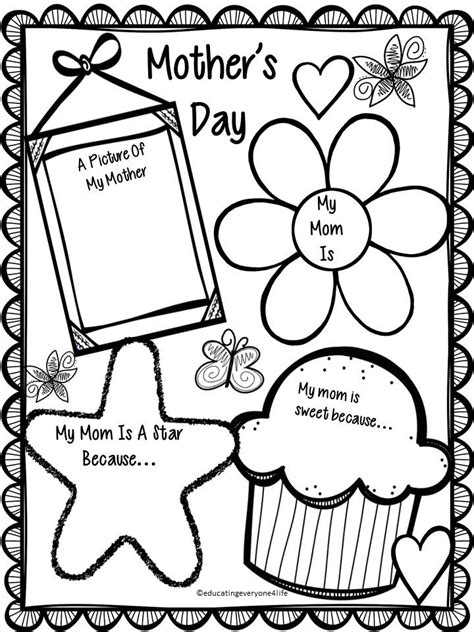 mothers day activity happy mothers day students   fun