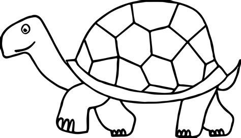 walking tortoise turtle coloring page wecoloringpagecom