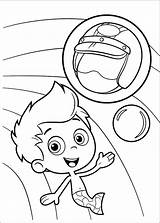 Bubble Guppies Coloring Pages Printable Gil Print Para Kleurplaat Size Coloriage Pintar sketch template