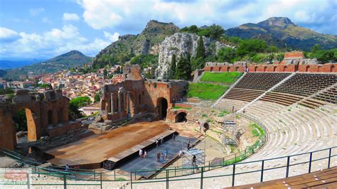 Ancient Greek Theatre Of Taormina Italy Review