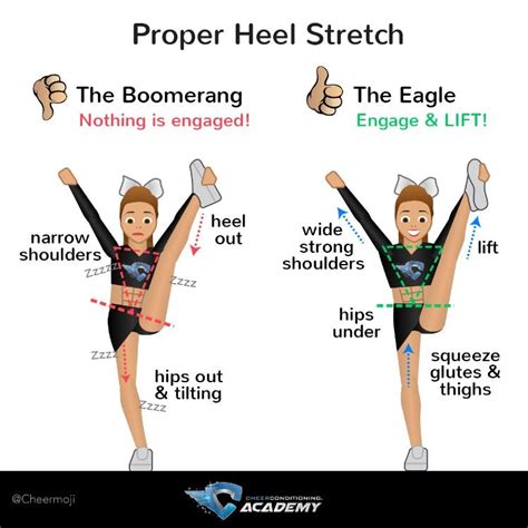 Flyers How To Heel Stretch Cheer Workouts Cheer Routines Cheer Moves