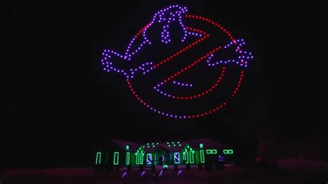 incredible halloween light  drone art show pulls  metallica ghostbusters  stranger