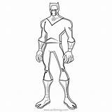 Panther Funko Superheroes Xcolorings sketch template