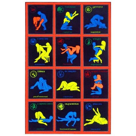 Zodiac Positions Sexual Astrology Lovers Months Chart