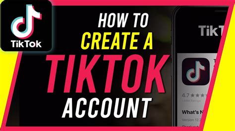 create tiktok account youtube