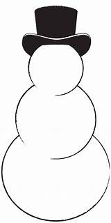 Snowman Snow sketch template