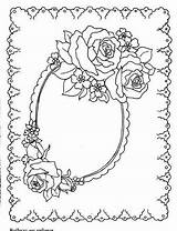 Pergamano Coloring Parchment Craft Patterns Frames Paper Cards Embroidery Flores Pergamino Pages Verob Centerblog Patron Oval Rose Colouring Books Flowers sketch template