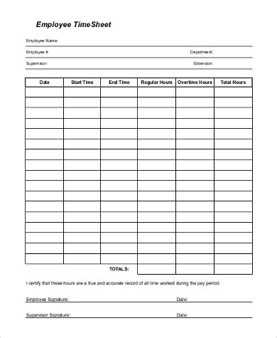 sample employee time sheets  ms excel  ms word