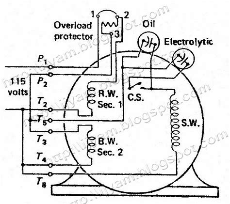 electrical control circuit schematic diagram    capacitor motor technovation