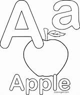 Coloringall Alphabet sketch template