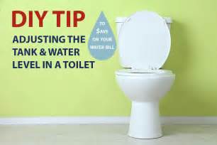 diy tip save   water bill adjusting  tank  water level