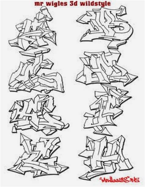 graffiti wall graffiti alphabet wildstyle