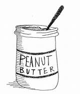 Peanut Butter Coloring Pages Clipart Jelly Clip Cliparts Library Kids Ve Choose Board sketch template
