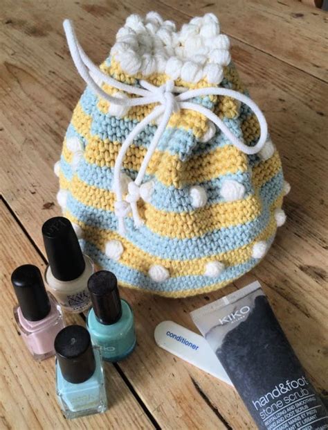 small crochet drawstring bag pattern ahoy comics