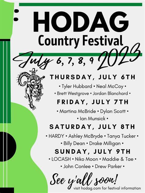 Hodag Country Festival Concert Connection