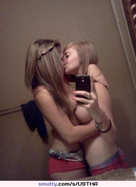 Selfshot Lesbian Kiss