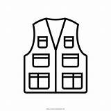 Vest Chaleco Colorear Icon Ultracoloringpages sketch template