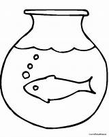 Goldfish Bowl Drawing Getdrawings sketch template