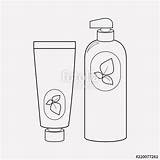 Lotion Drawing Body Drawings Paintingvalley Element Icon Illustration Vector Line sketch template