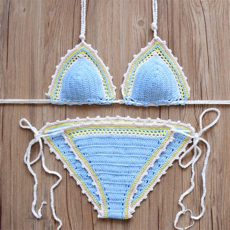 handmade crochet bikini set on luulla