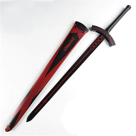 Black Excalibur Fate Stay Night Sword 114cm Cosplay Collection Carbon