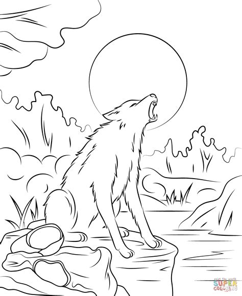 werewolf coloring  werewolf coloring