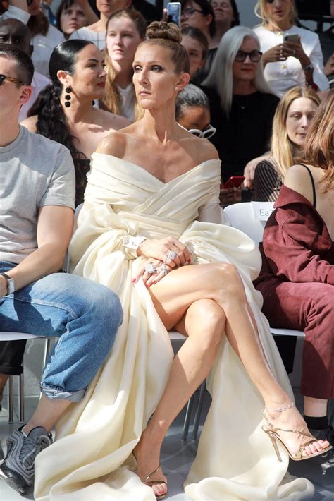 celine dion in alexandre vauthier paris haute couture fashion week f w 19 20 with images