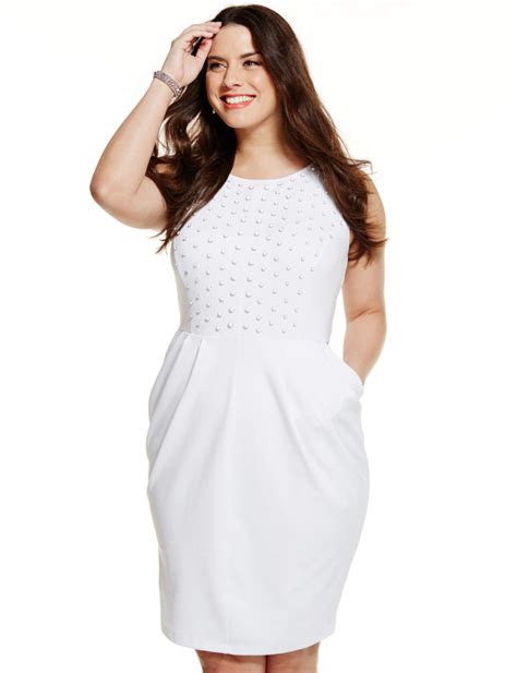 Cheap Plus Size White Party Dresses Trend 2017 2018