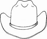 Cowboy Hat Coloring Pages Template Printable Boot Clipart Drawing Clip Boots Kids Cowgirl Cliparts Color Stencil Templates Library Print Vector sketch template